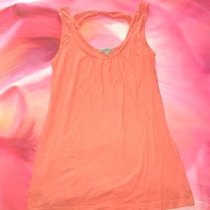 Coral Bow-Back Tank