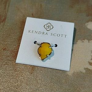 NWT Kendra Scott Yellow and Gold Charm