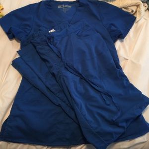 Blue greys scrub set