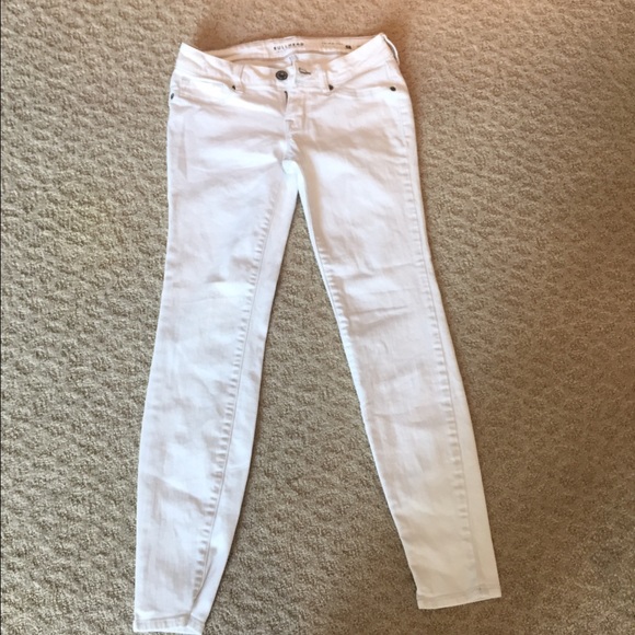 Crop, skinny blue head jeans