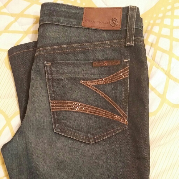 SOLD: NWOT Dylan George Crystal Jeans SUPER CUTE - Picture 2 of 2