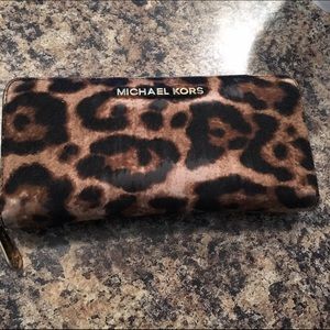 Michael Kors Leopard Wallet