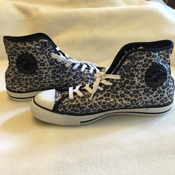 Converse All Star Shoes Cheetah Size 11