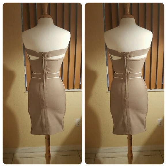 1 left .New style solid dress - Picture 2 of 4
