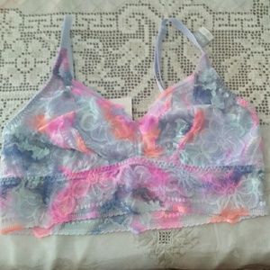 🚫SOLD🚫 NWT PINK Marbel Pastel Bralette