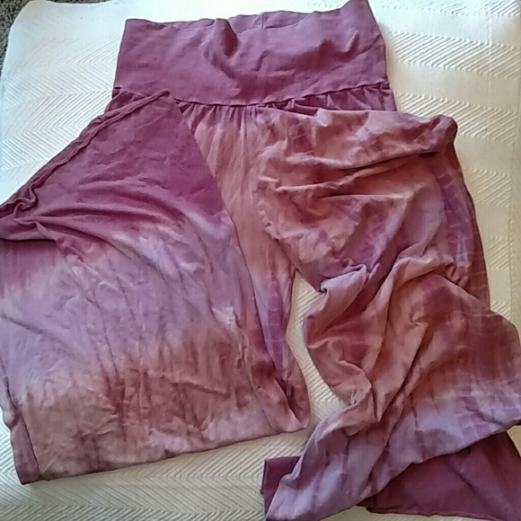 Soul Flower Pants - Wide Leg 95% Organic Tie Dye Pants