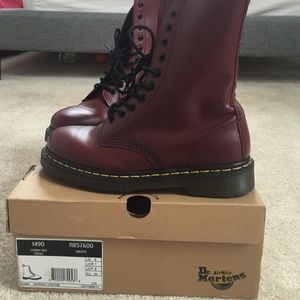 Dr. Marten's cherry red rouge