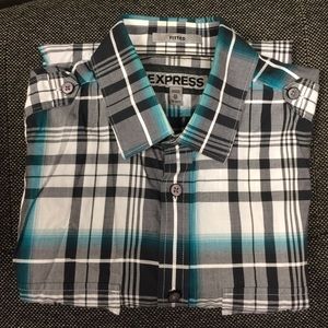 Express fitted dress shirt size xs