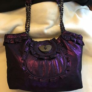 Betsey Johnson "Purple Rain" Bag NWOT?