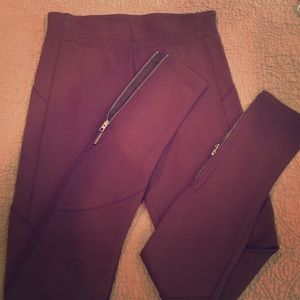 All Saints Purple Lori Leggings
