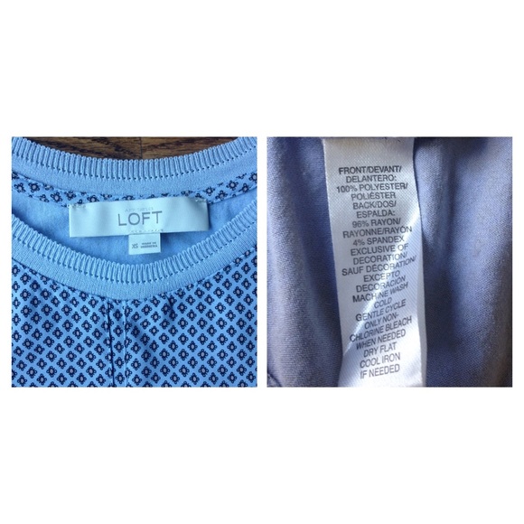 Loft Sleeveless Top sz XS - Picture 2 of 4