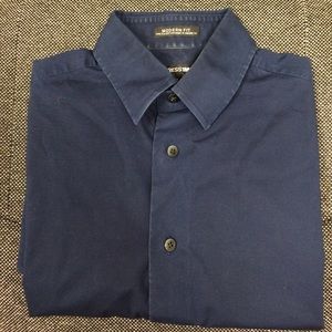 Express 1mx modern fit navy shirt