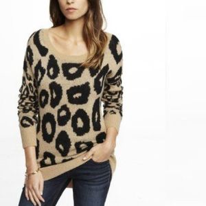 Leopard print sweater