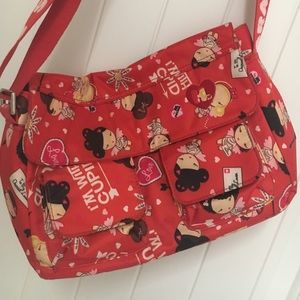 "I'm with Cupid" red harajuku lovers purse 😍