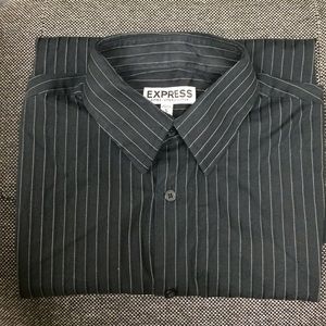 Express black fitted shirt