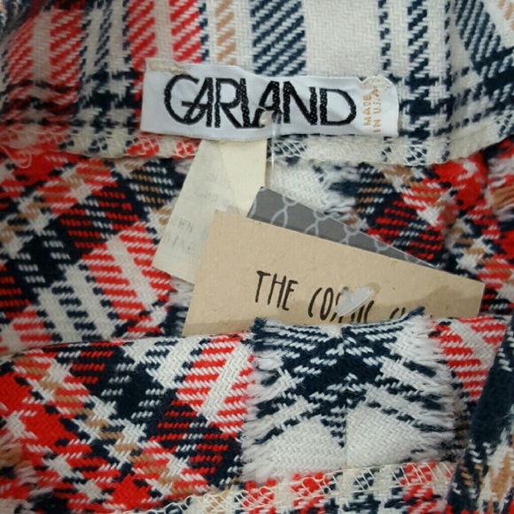 SOLD 60s vintage vegan wool plaid miniskirt Small - Picture 3 of 3