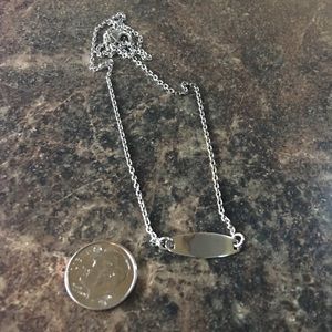 Sterling silver necklace.
