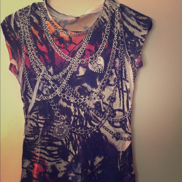 Multi colored top