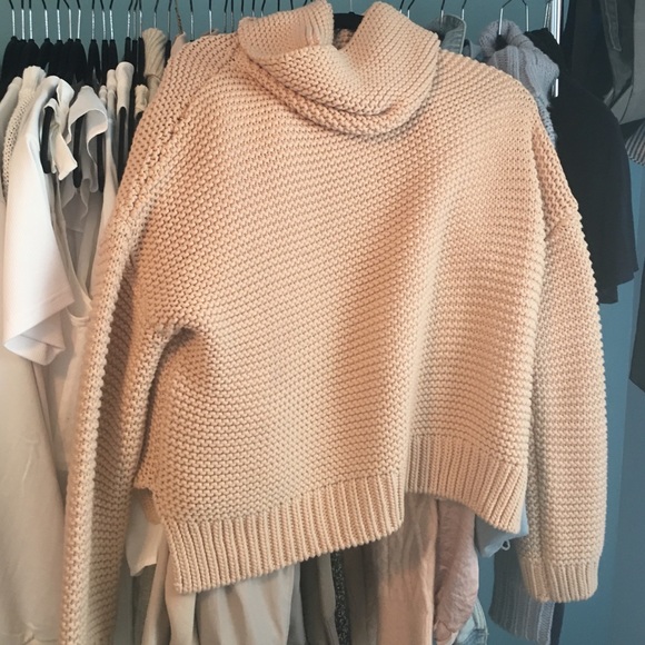Zara chunky knit turtle neck sweater