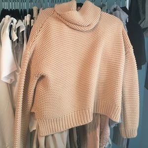 Zara chunky knit turtle neck sweater