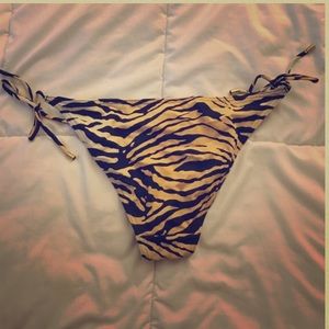 Victoria's Secret animal print bathing suit bottom
