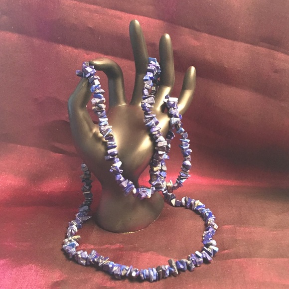40" Lapis Lazuli Endless Strand Necklace - Picture 1 of 4