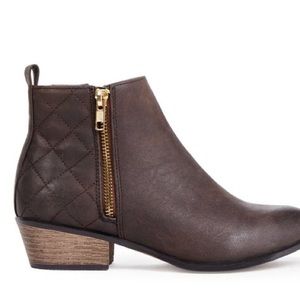Short Brown Booties
