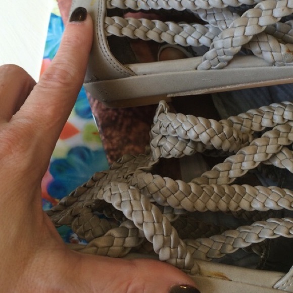 Gladiator Grey Summer Sandals. - Picture 2 of 4