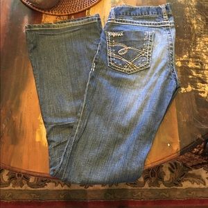 Buckle denim jeans. Stella