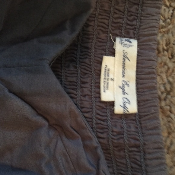 Dark grey strapless American Eagle dress - Picture 4 of 4