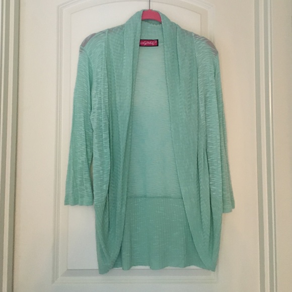 Turquoise cardigan