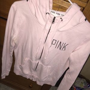 PINK zip up sweatshirt
