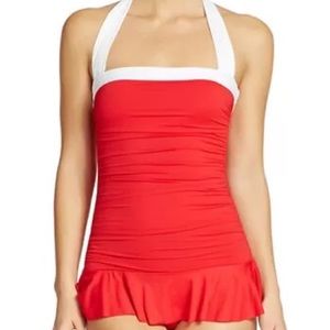 NWT Ralph Lauren Swim Suit Bel Aire Halter Sz 10