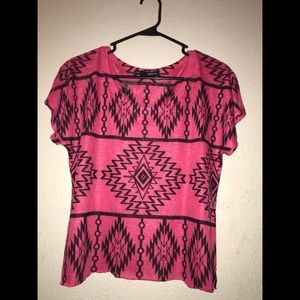 Tribal print top!