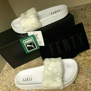Rihanna Puma Fur Slides LAST PAIR 5.5 fits 5.5 - 6