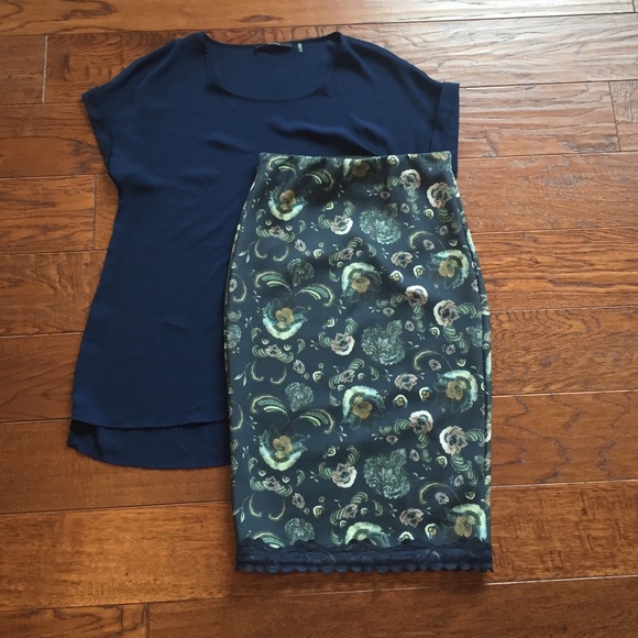 Zara Dresses & Skirts - Zara romantic pencil skirt