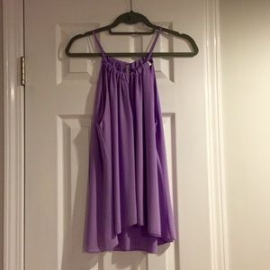 Veronica M small lavender blouse