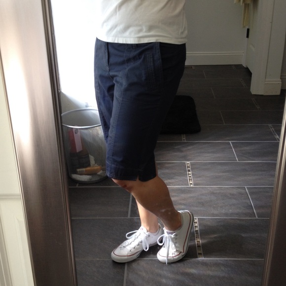 NWOT Navy Bermuda Shorts