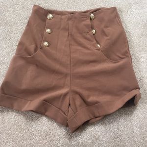 High waisted shorts