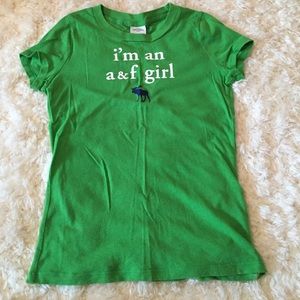 Children's Abercrombie green top
