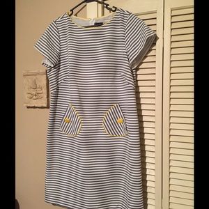 Striped Seersucker lined dress. Worn once.
