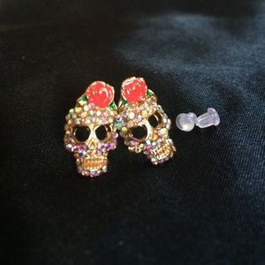Skull candy earrings!