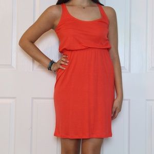 Orange Cotton Dress