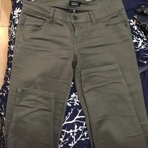 Olive green jeans