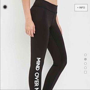 Mind over matter workout leggings