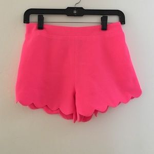 Hot pink shorts