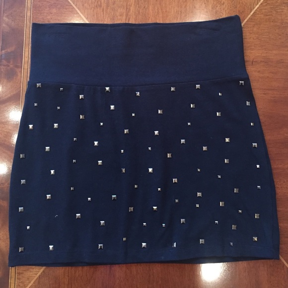 Urban Behavior Stretchy Black Mini with Studs