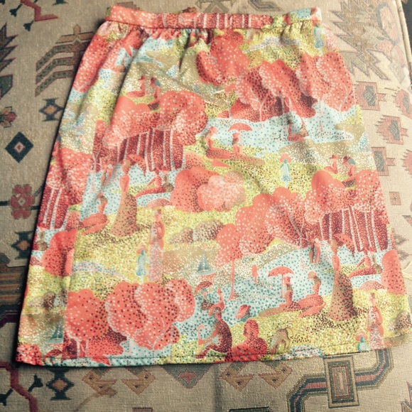 Vintage cool patterned skirt