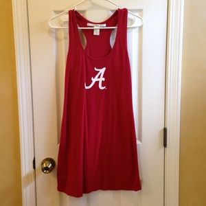 Crimson Alabama fitted dress