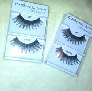 2 pair false eyelashes